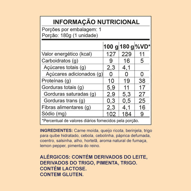 Quibe de Forno de Quinoa