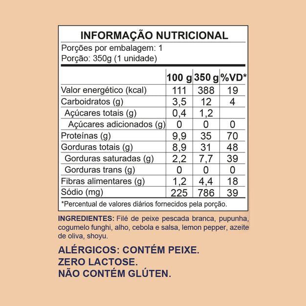 Risoto ao funghi e filé de peixe