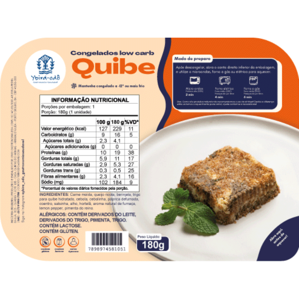 Quibe de Forno de Quinoa